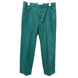 Banana Republic Pants Women's 10 Lido Italian Wool Green Trousers